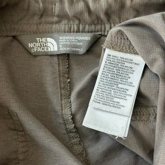 The North Face Horizon II Gray Convertible Shorts Roll Up Hiking Women's Size 8 - Picture 8 of 14